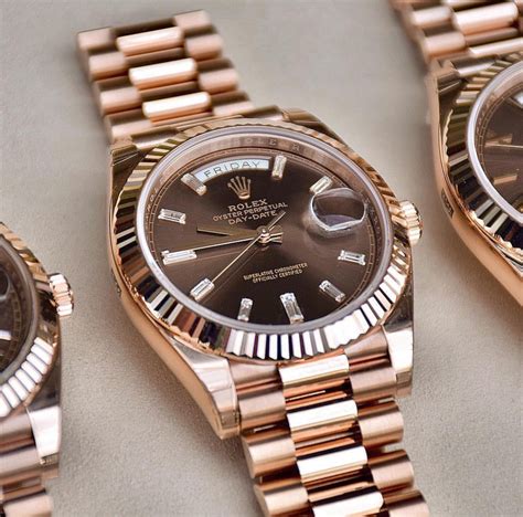 rolex day-date rose gold price